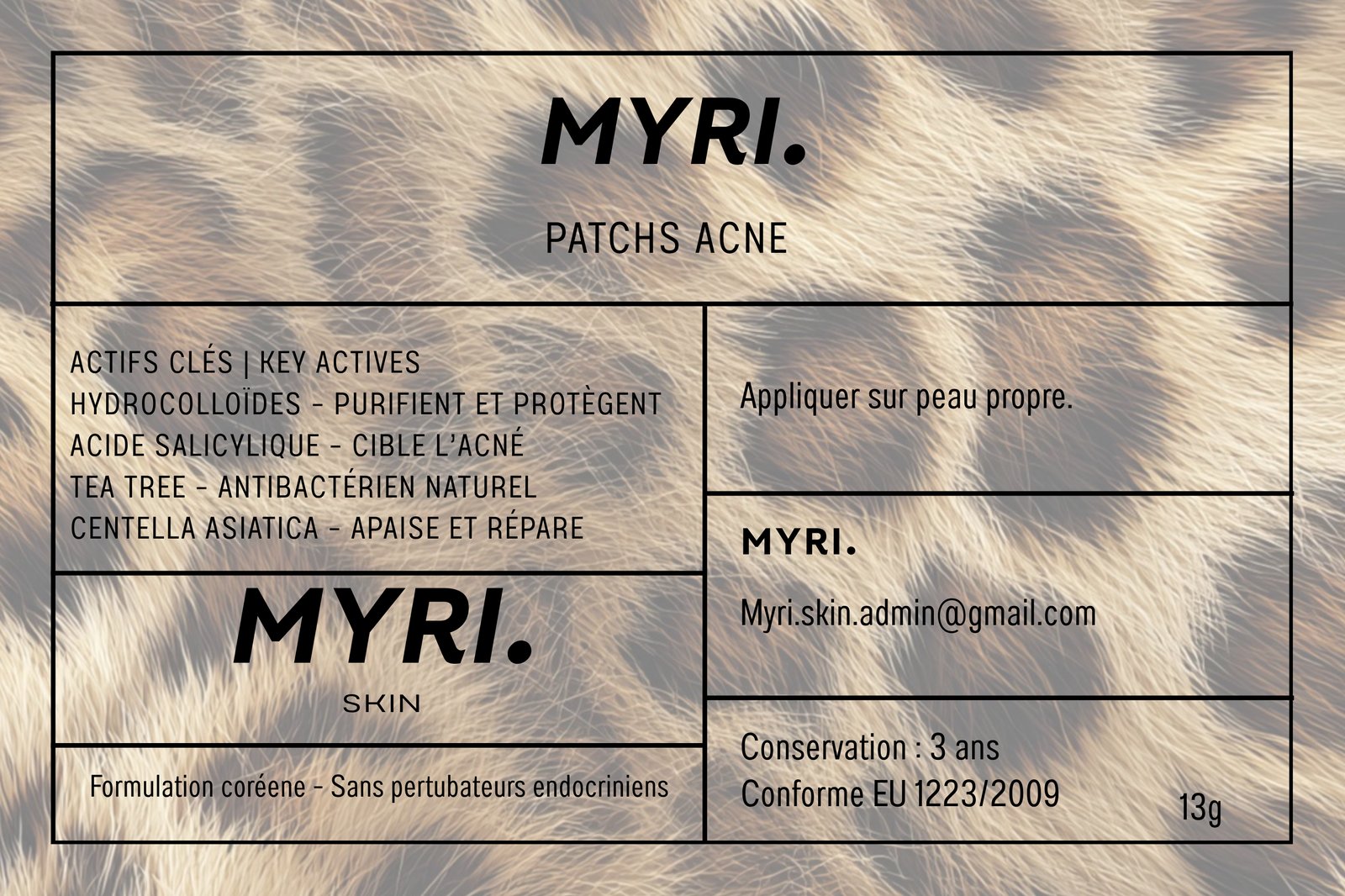 Actifs clés MYRI.